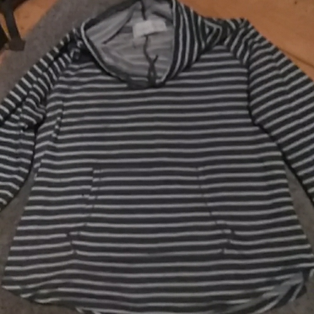 French dressing cowl neck sweatshirt